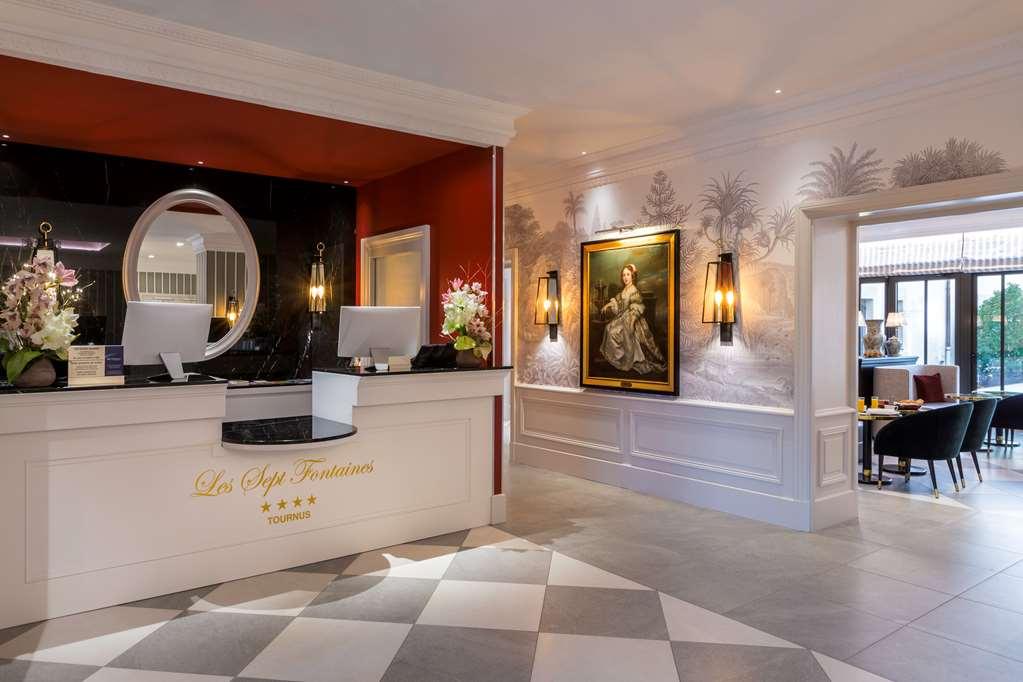 Hotel & Spa Les Sept Fontaines Best Western Premier Турню Интериор снимка
